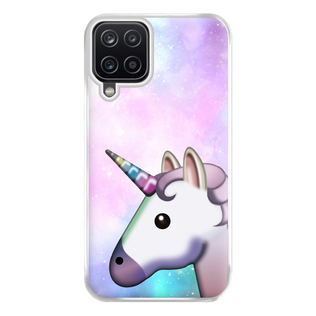 Galaxy Unicorn Pattern - Tumblr Phone Case for Galaxy A12