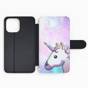 Galaxy Unicorn Pattern - Tumblr Flip / Wallet Phone Case 2