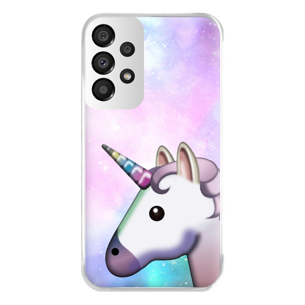 Galaxy Unicorn Pattern - Tumblr Phone Case for Galaxy A33