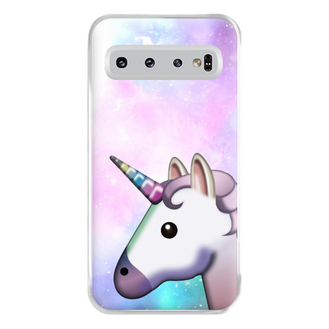 Galaxy Unicorn Pattern - Tumblr Phone Case for Galaxy S10 Plus