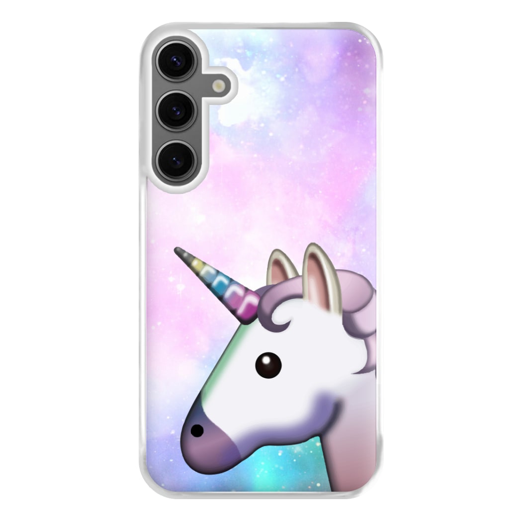 Galaxy Unicorn Pattern - Tumblr Phone Case for Galaxy S24FE