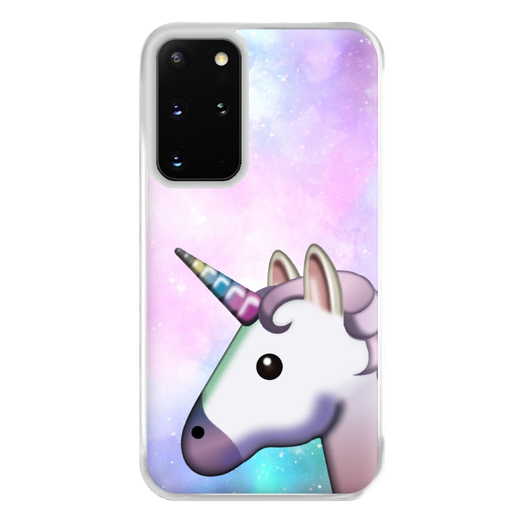 Galaxy Unicorn Pattern - Tumblr Phone Case for Galaxy S20 Plus