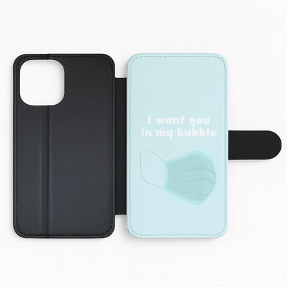 I Want You In My Bubble Flip Phone Case