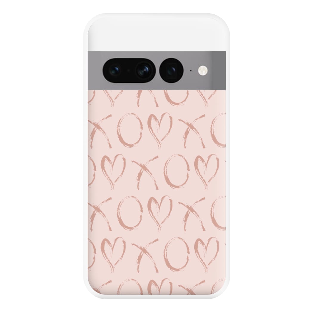 Valentine's Day Pattern Phone Case for Google Pixel 7 Pro