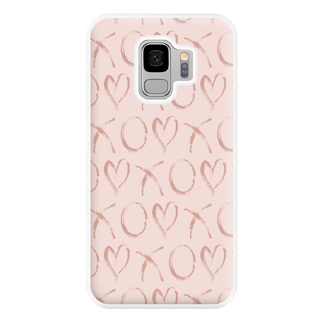 Valentine's Day Pattern Phone Case for Galaxy S9 Plus