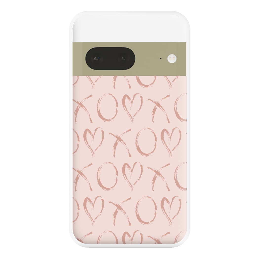 Valentine's Day Pattern Phone Case for Google Pixel 7a