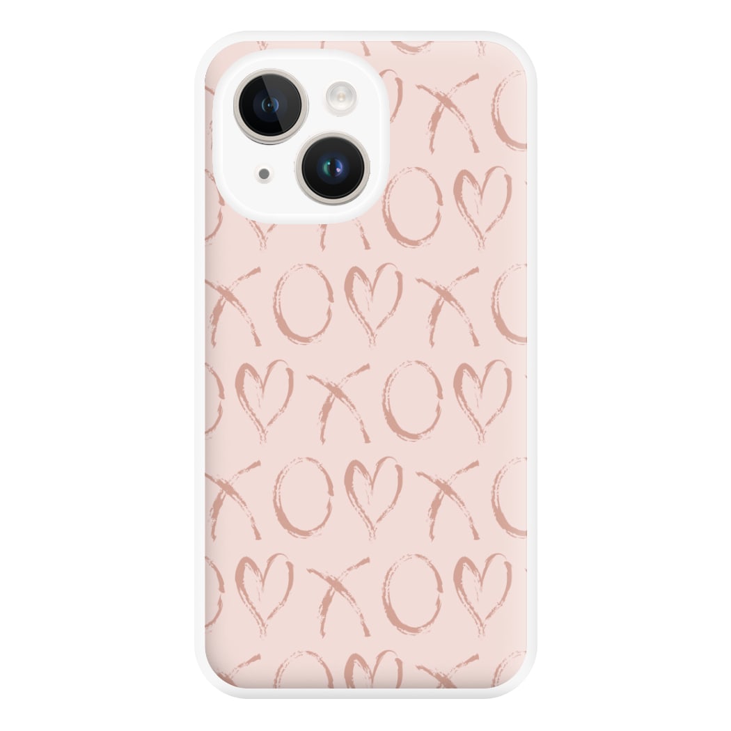 Valentine's Day Pattern Phone Case for iPhone 14 Plus