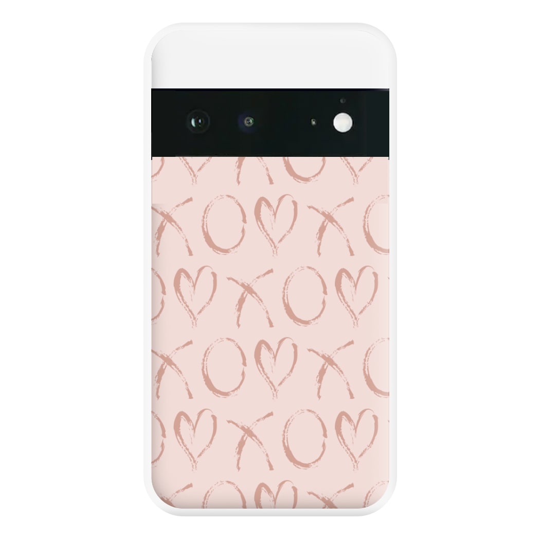 Valentine's Day Pattern Phone Case for Google Pixel 6a