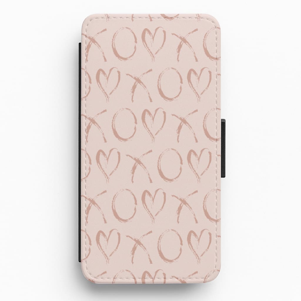 Valentine's Day Pattern Flip / Wallet Phone Case