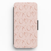 Valentine's Day Pattern Flip / Wallet Phone Case 1
