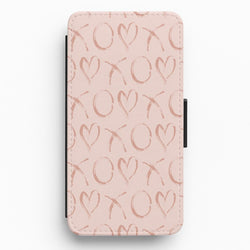 Valentine's Day Pattern Flip / Wallet Phone Case