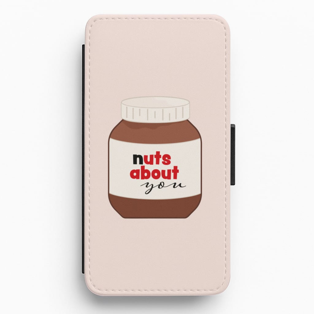Nuts About You - Nutella Flip / Wallet Phone Case