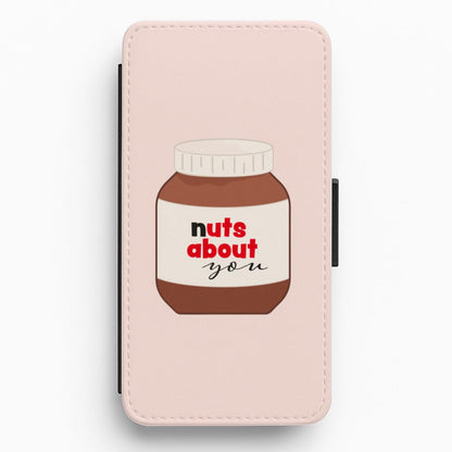 Nuts About You - Nutella Flip / Wallet Phone Case