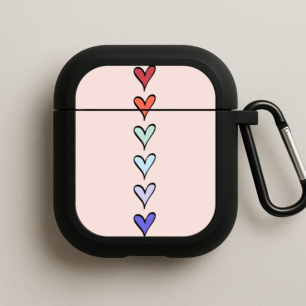 Love Heart Line AirPods Case
