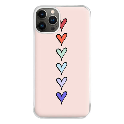 Love Heart Line Phone Case for iPhone 13