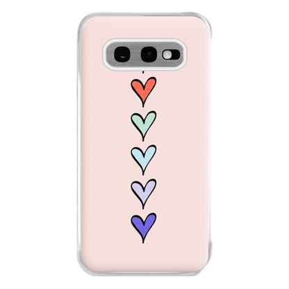 Love Heart Line Phone Case for Galaxy S10e