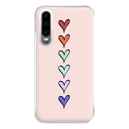 Love Heart Line Phone Case for Huawei P30