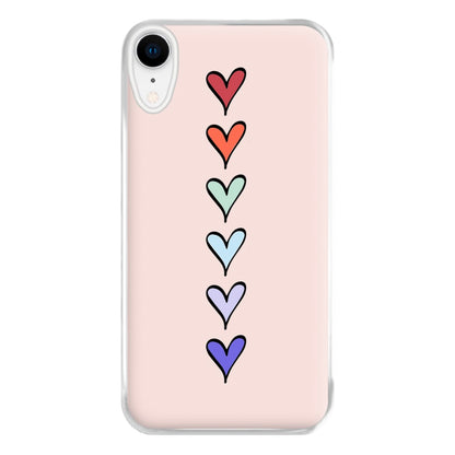 Love Heart Line Phone Case for iPhone XR