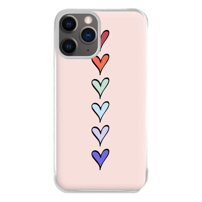 Love Heart Line Phone Case for iPhone 12 Pro Max