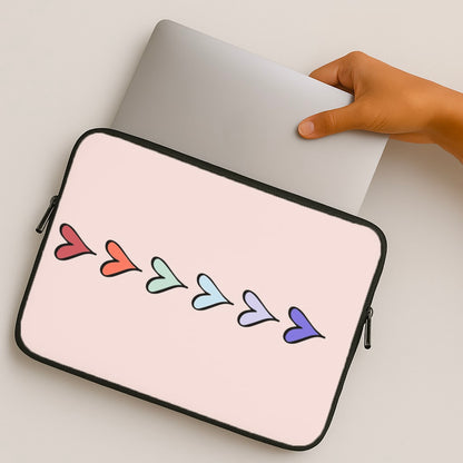 Love Heart Line MacBook Case