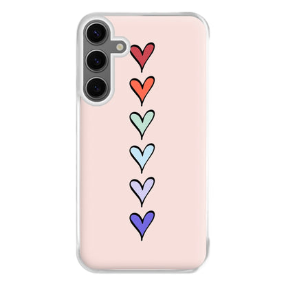 Love Heart Line Phone Case for Galaxy S24FE