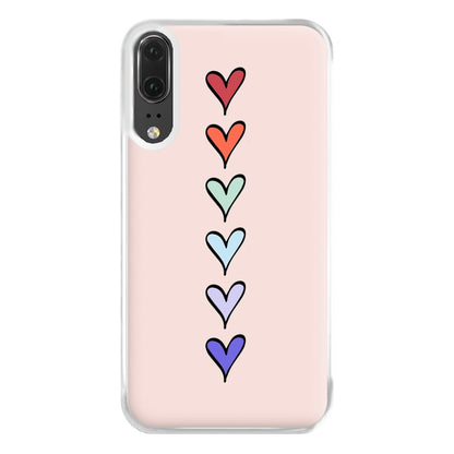 Love Heart Line Phone Case for Huawei P20