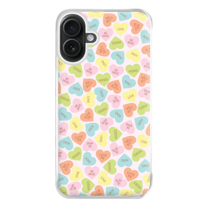 Love Hearts- Valentine's Day Phone Case for iPhone 16 Plus