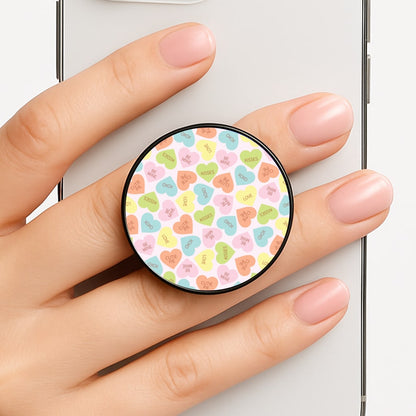 Love Hearts- Valentine's Day Phone Grip