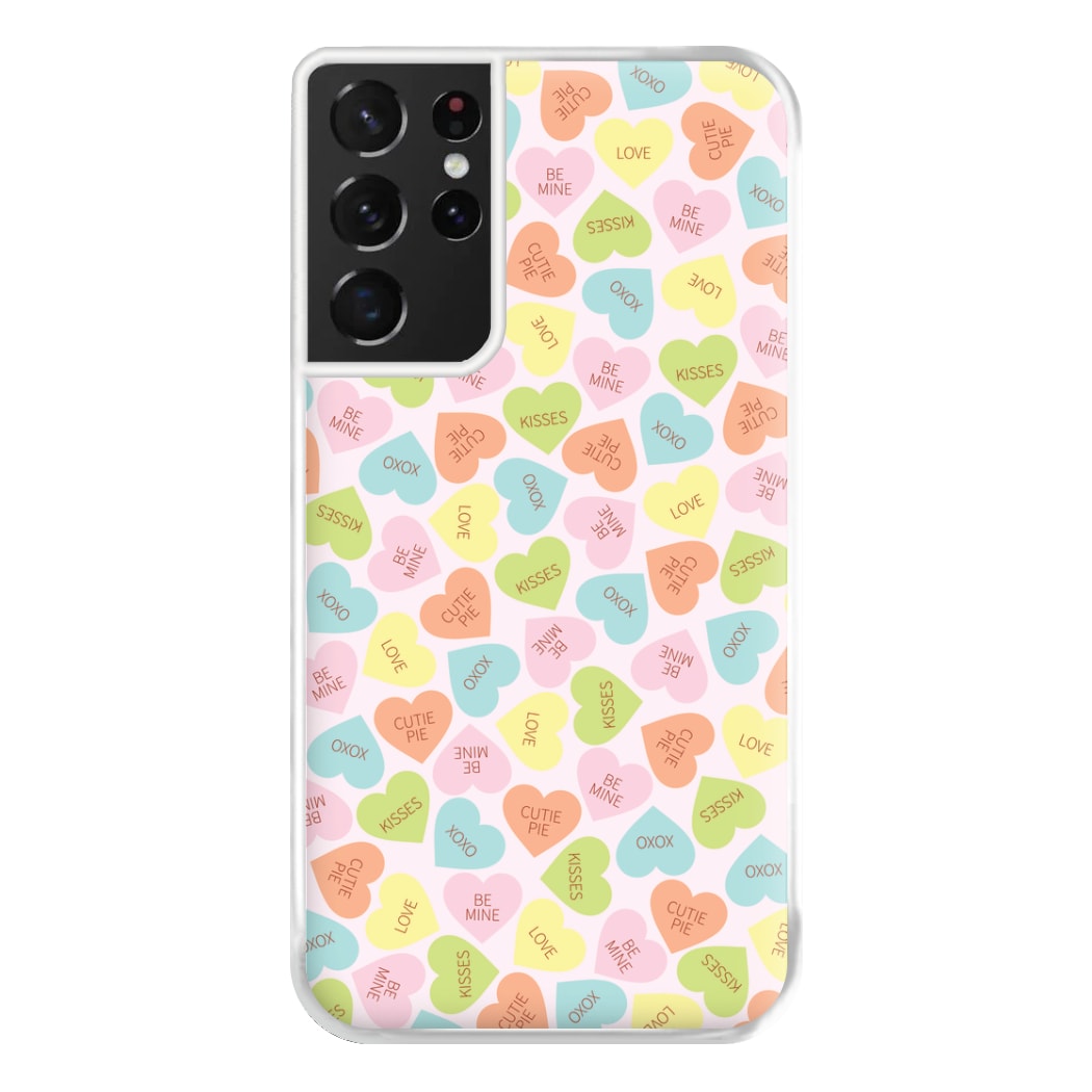 Love Hearts- Valentine's Day Phone Case for Galaxy S21 Ultra