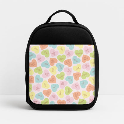 Love Hearts- Valentine's Day Insulated Lunchbox