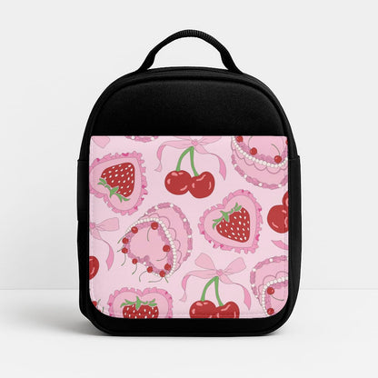 Cherries, Strawberries And Cake - Valentine's Day Lunchbox