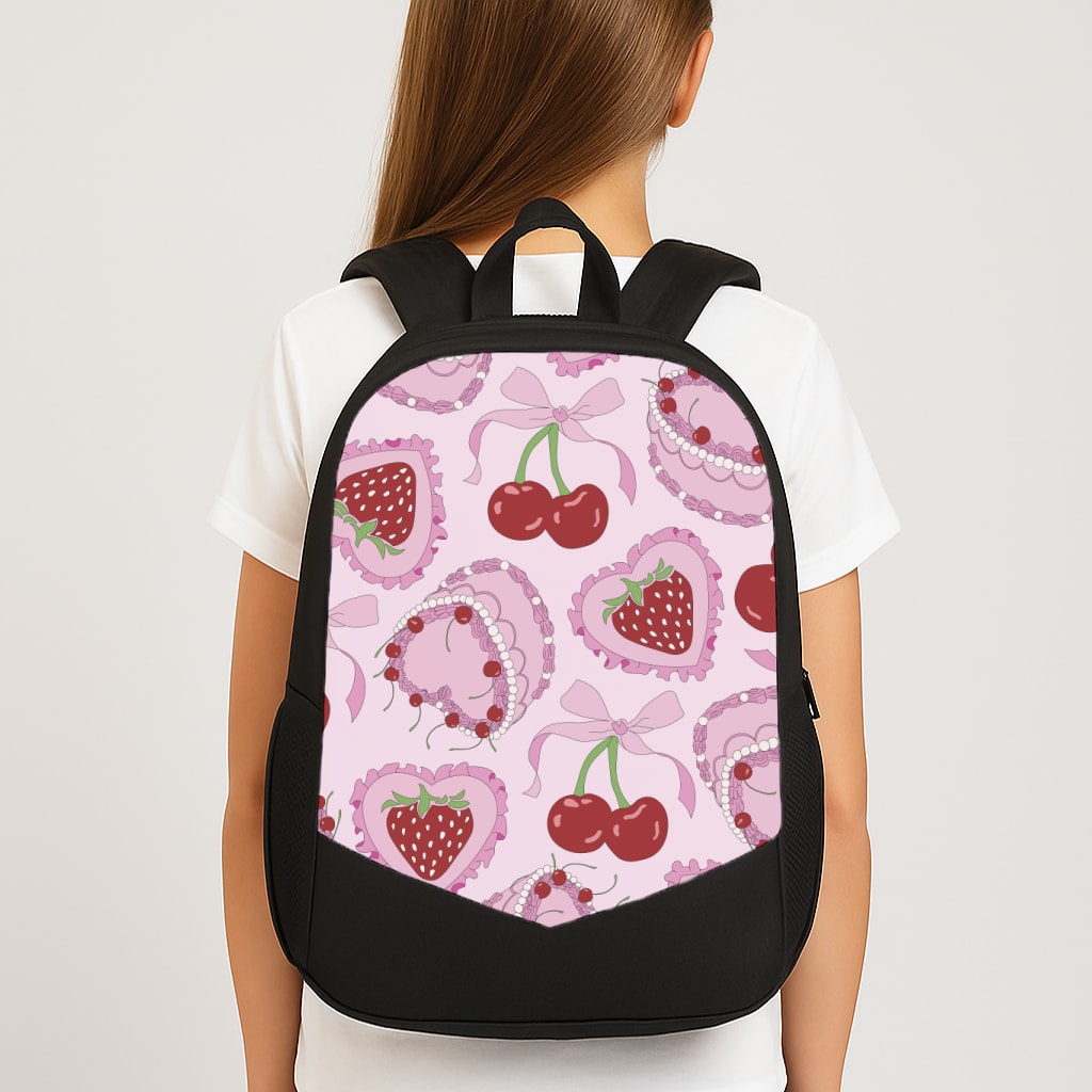 Cherries, Strawberries And Cake - Valentine's Day Backpack