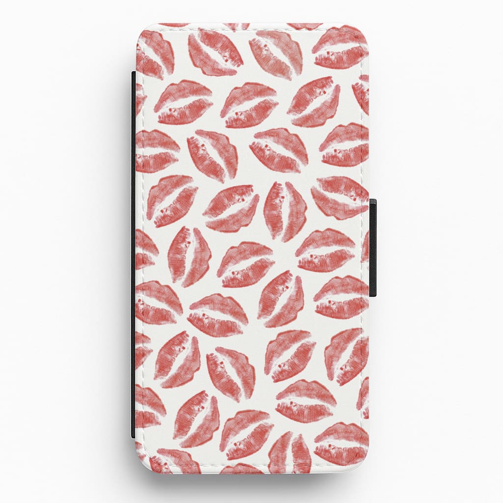Kisses - Valentine's Day Flip / Wallet Phone Case