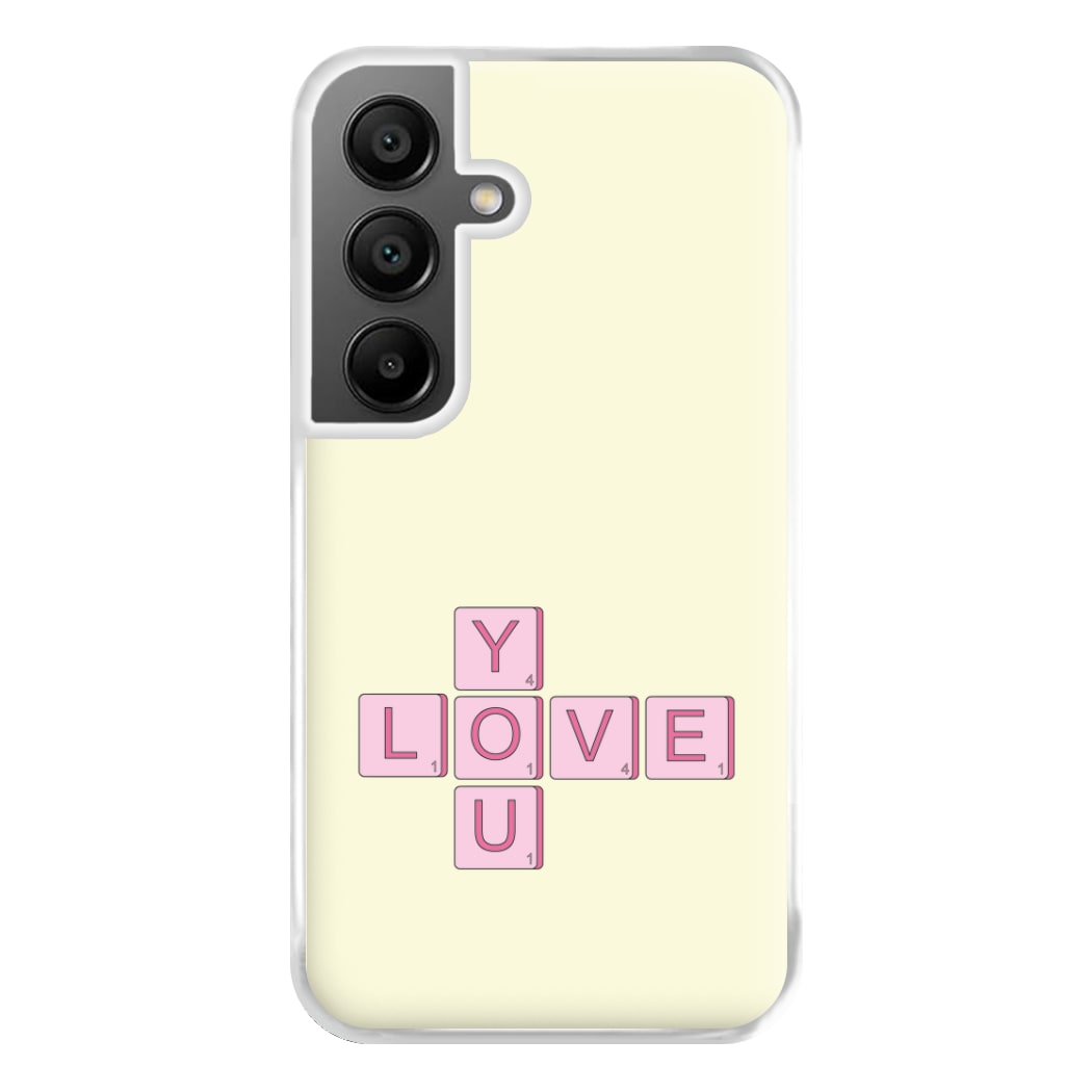 Love You - Valentine's Day Phone Case for Galaxy A55