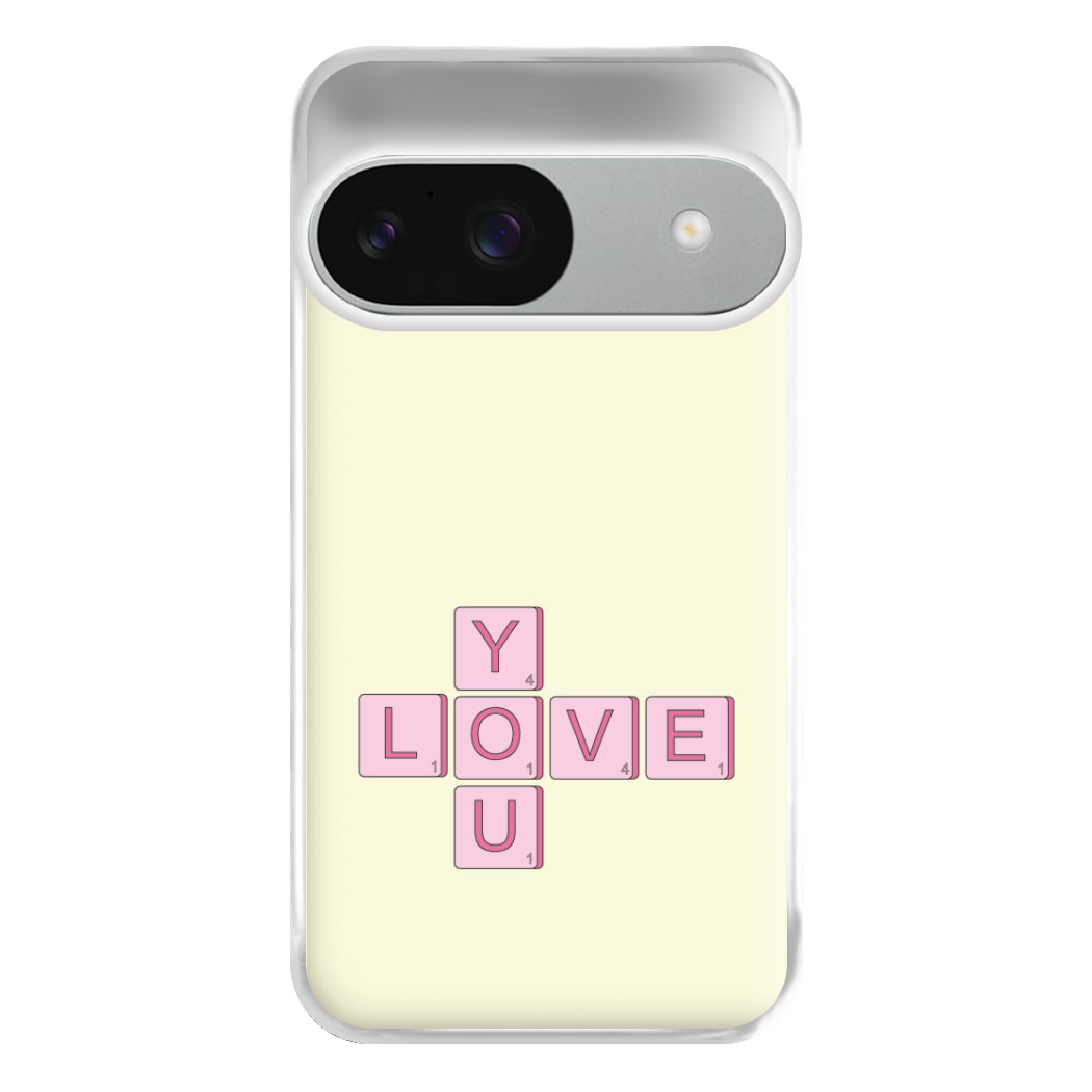 Love You - Valentine's Day Phone Case for Google Pixel 9 / 9 Pro