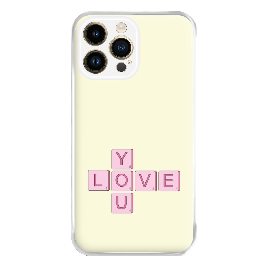 Love You - Valentine's Day Phone Case for iPhone 14 Pro Max