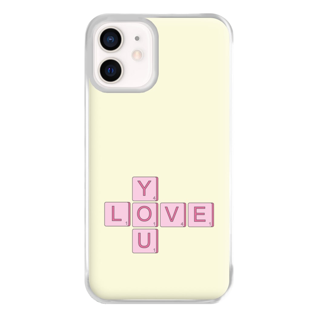 Love You - Valentine's Day Phone Case for iPhone 12 Mini