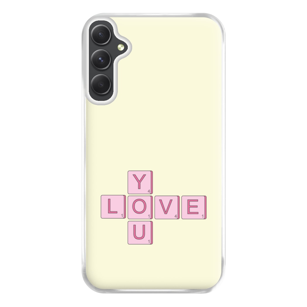 Love You - Valentine's Day Phone Case for Galaxy A14