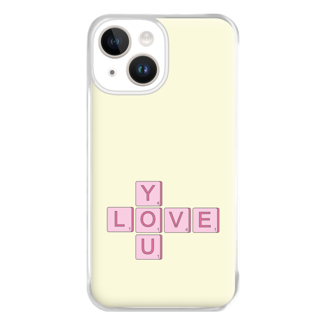 Love You - Valentine's Day Phone Case for iPhone 14