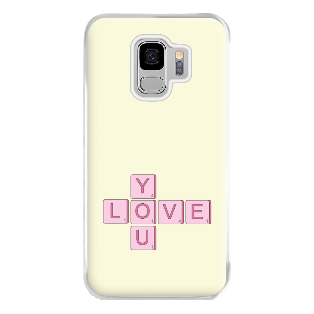 Love You - Valentine's Day Phone Case for Galaxy S9 Plus