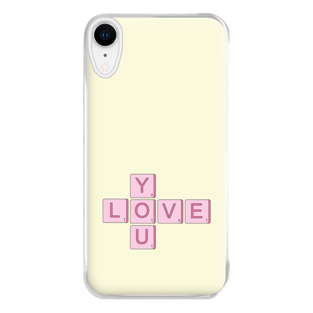 Love You - Valentine's Day Phone Case for iPhone XR