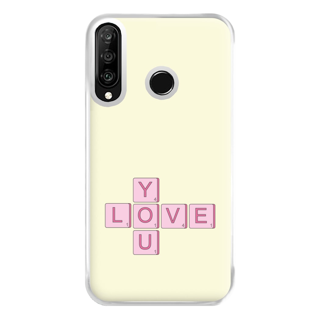 Love You - Valentine's Day Phone Case for Huawei P30 Lite