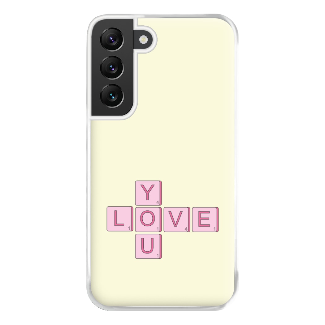 Love You - Valentine's Day Phone Case for Galaxy S22 Plus