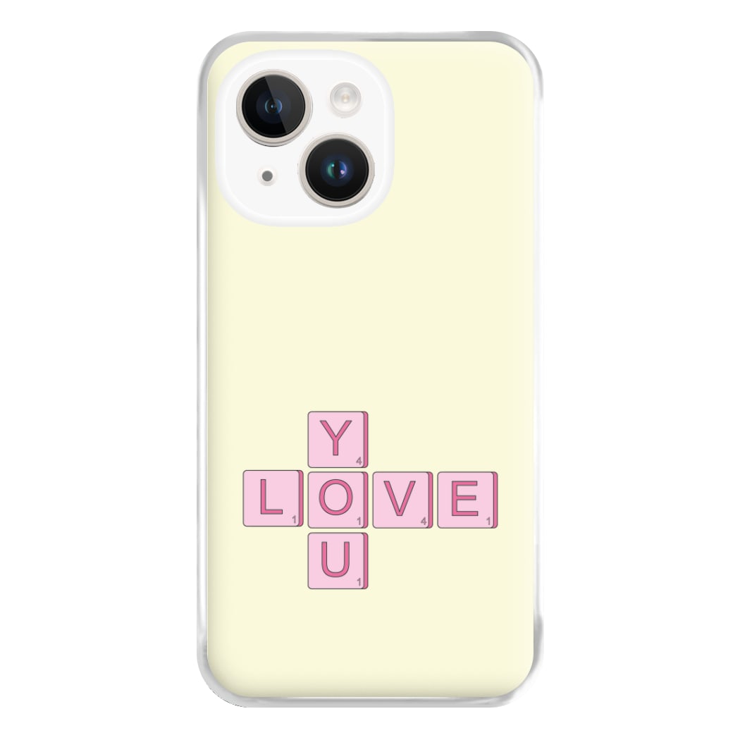 Love You - Valentine's Day Phone Case for iPhone 14 Plus