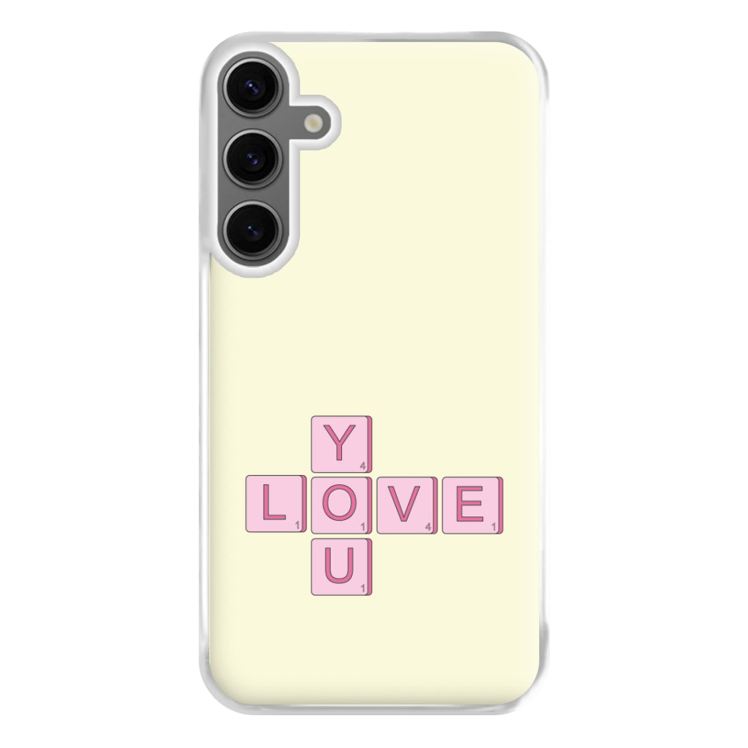 Love You - Valentine's Day Phone Case for Galaxy S24FE