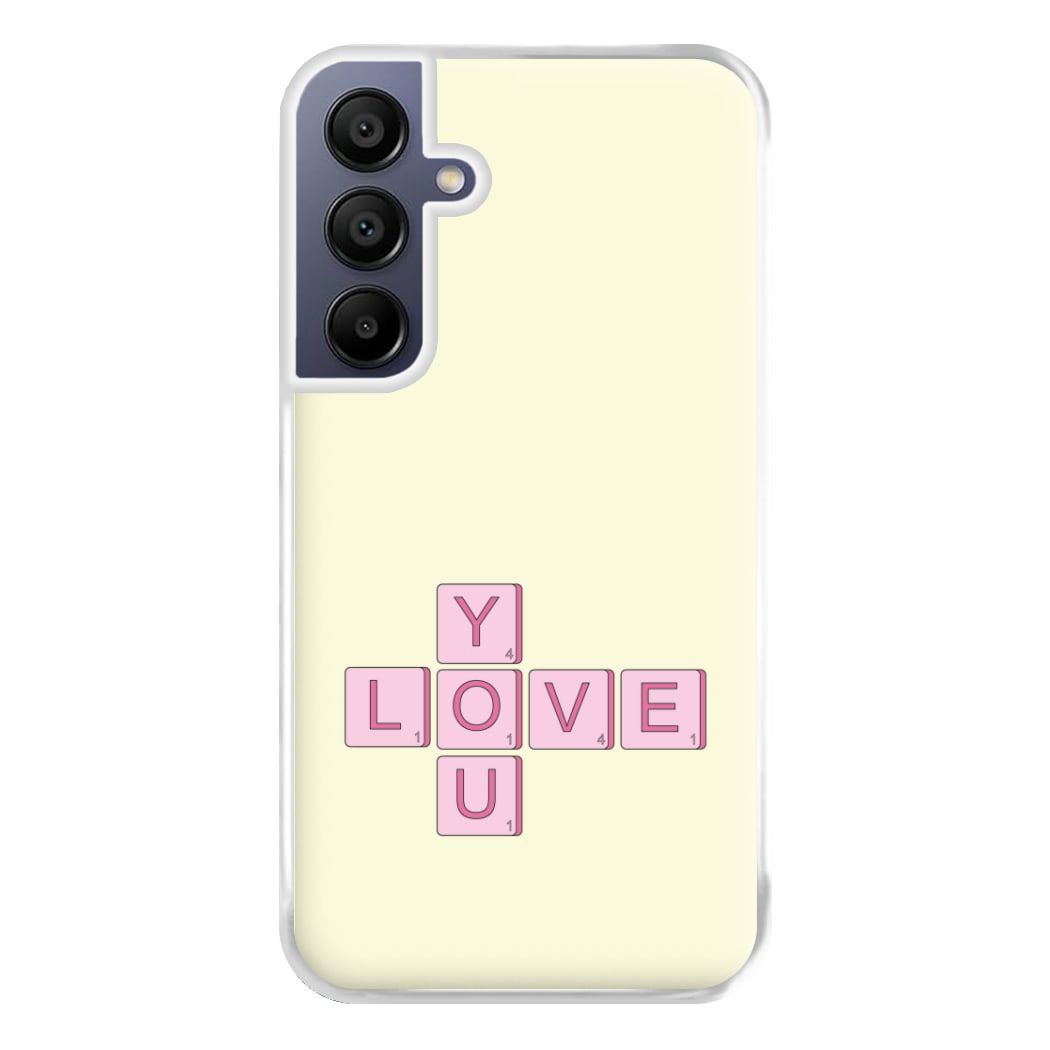 Love You - Valentine's Day Phone Case for Galaxy A16