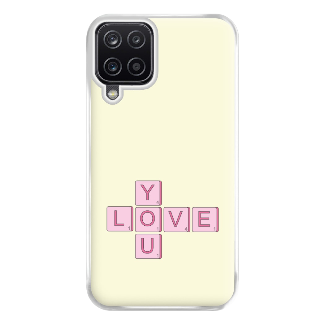 Love You - Valentine's Day Phone Case for Galaxy A12