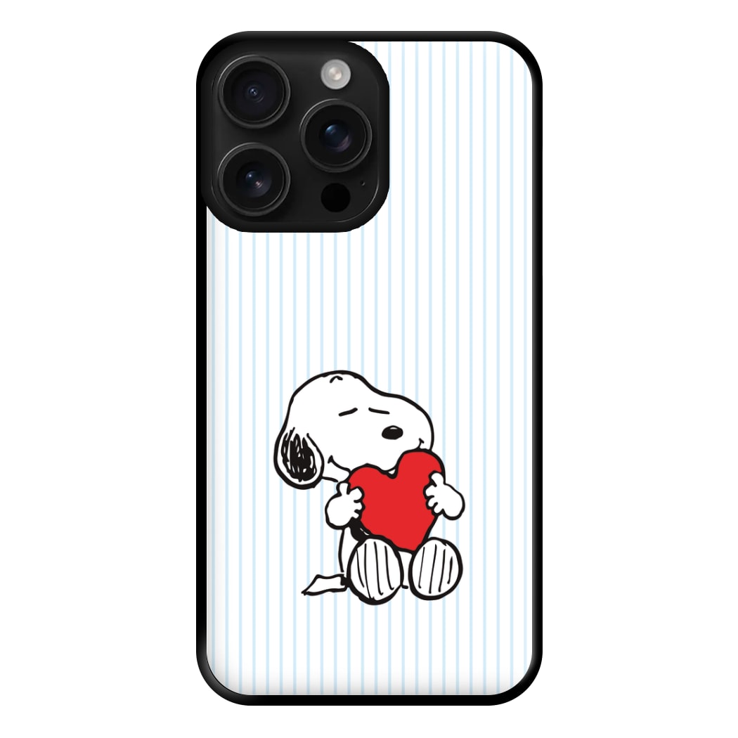 Snoopy - Valentine's Day Phone Case for iPhone 16 Pro Max