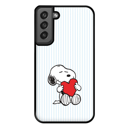 Snoopy - Valentine's Day Phone Case for Galaxy S21FE