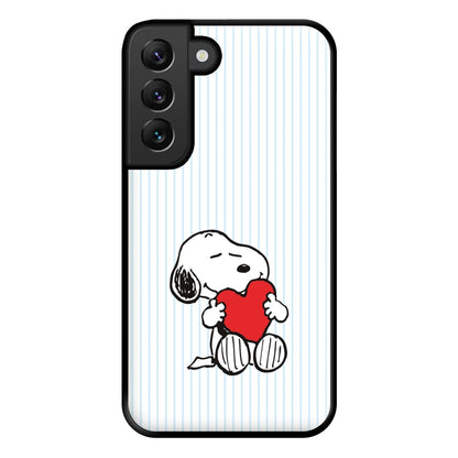 Snoopy - Valentine's Day Phone Case for Galaxy S22 Plus